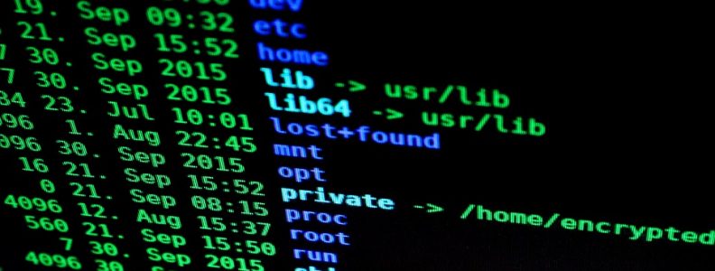 computer screen with code
